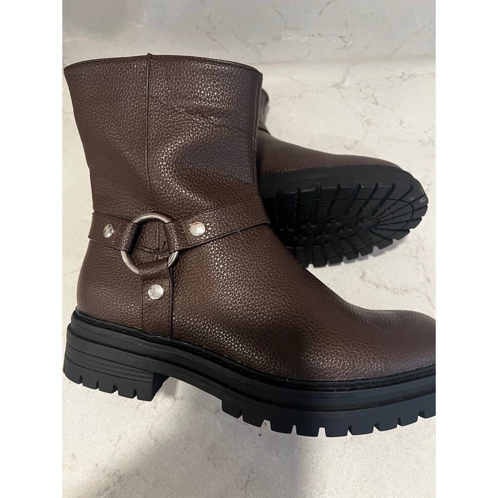 Nautica Lorbeam brown boots Sz 8.5 NWT